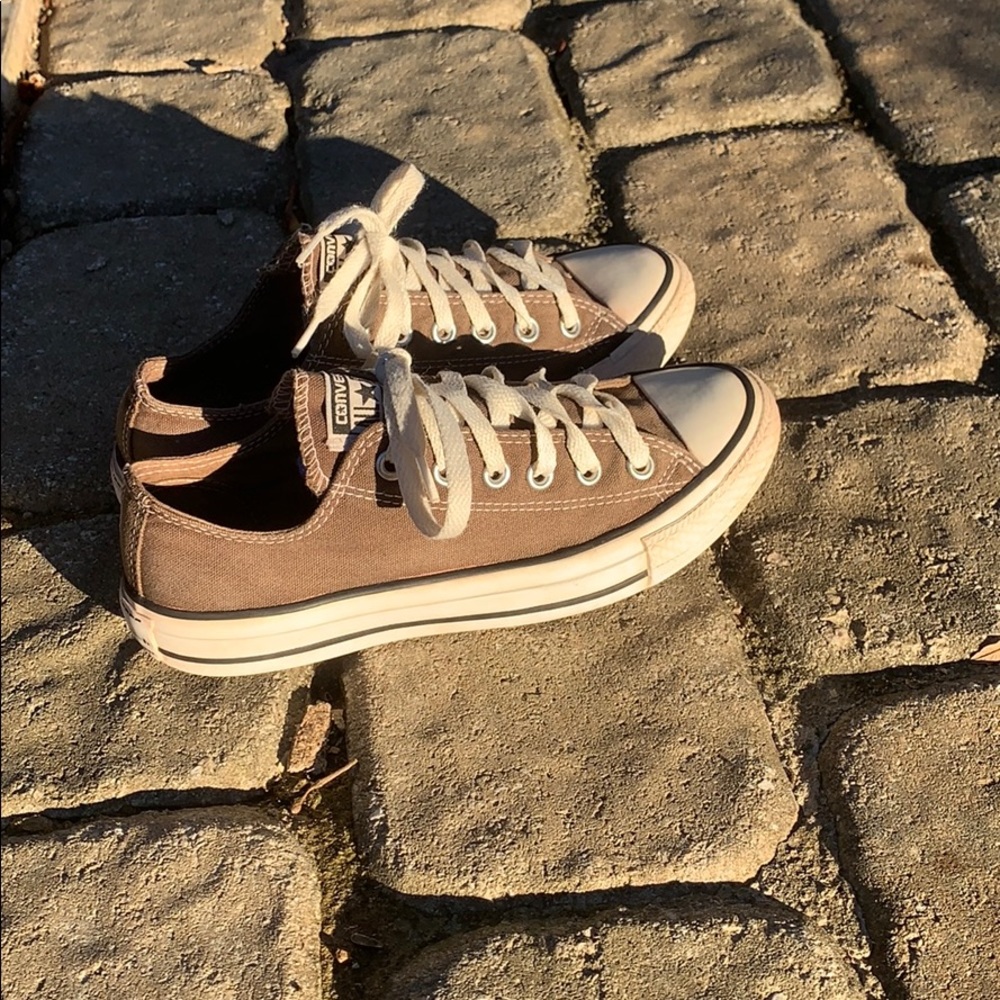 Brown Low Top Converse